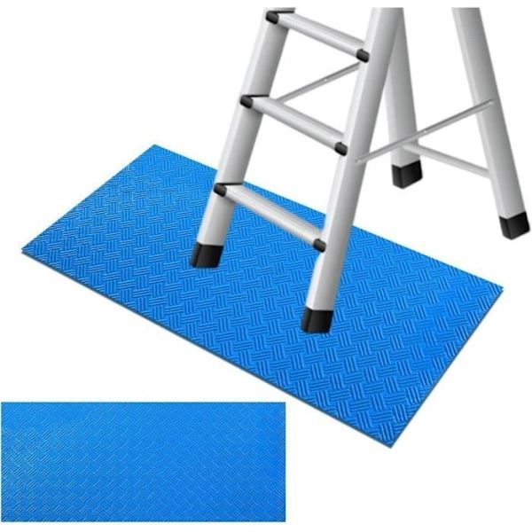 Pool Stuff - Vågmönster 90*40Cm - Mjuk och hållbar PVC Poolsteg Skyddsmatta Wave Pattern 90*40cm