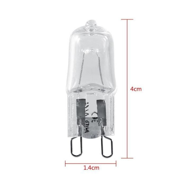 G9 Glödlampa - Miljövänlig - 10 st - 40W - Varmvit - Halogen - Inomhus