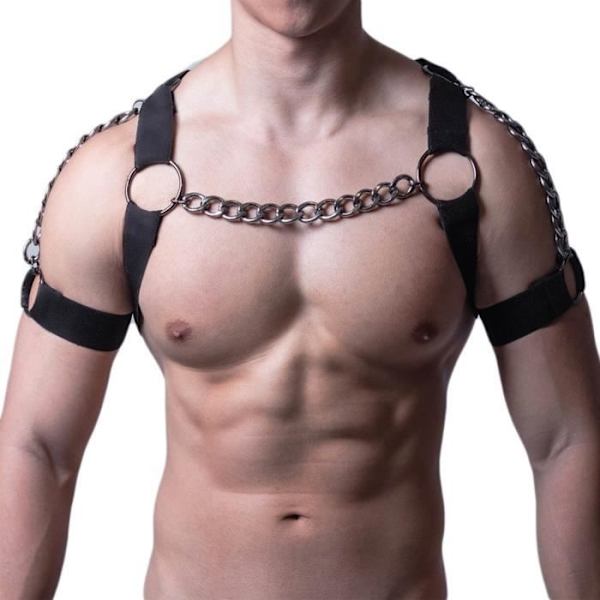 Bröstsele för män - Dioche - Dio78629048 - Slitstarkt material - Justerbar design - Enkel stil