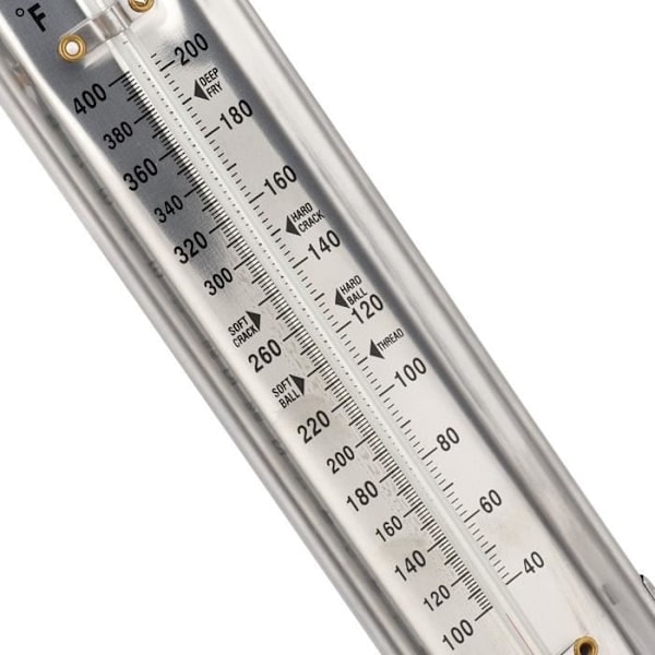 Godistermometer Fritering / Sylt / Socker / Sirap / Gelétermometer Fahrenheit Celsius / ℃ Dubbel Skala Display