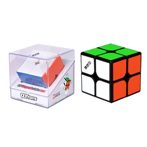 Nya Stilar 2X2 Kub 2X2X2 Magnetisk Kub Pussel Träning Reaktionshastighet Barns Professionella Pedagogiska Leksaker Magnetic Cube 2x2