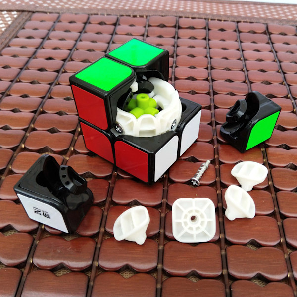 2X2 Magic Cube 3X3 Professionell Cubo Magico 2X2X2 Speed Cube Pocket 3X3X3 Puzzle Kuber Pedagogiska Leksaker För Barn 2X2 Black