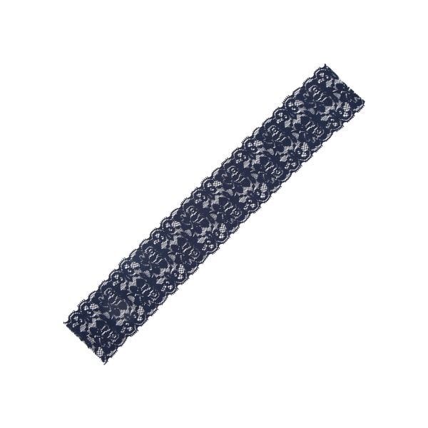 Spetsband 6 cm Nylon Vacker utsmyckning Mycket använd Säker användning KlädertillbehörKungligblå