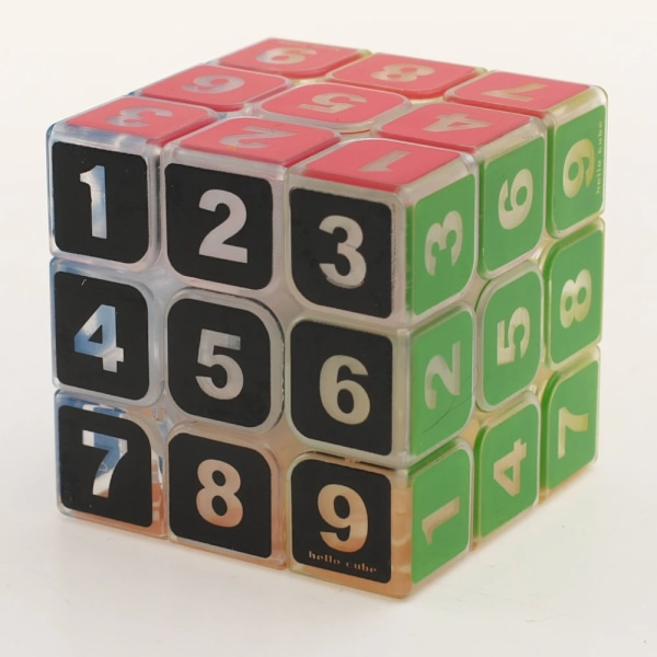 Bästa Zcube Neo Magic Sudoku Digital Cube 3X3X3 Professionell 3X3 Speed Cube Nummerpussel Pedagogiska Leksaker För Barn Vuxna Transparent