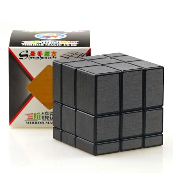 3X3X3 Speed Cube Rubix Borstad Spegel Professionell Cubo Magico Magic Cube Ungersk E