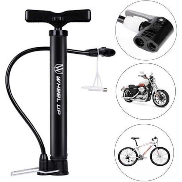 Cykelpump - Wheel Up - W3532-01 - Portabel - 120Psi - Svart black