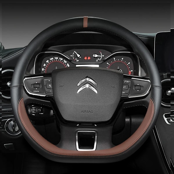 D-formad rattöverdrag för Citroën C3 II III 2009 - 2019 2020 C3 Aircross 2017 2018 2019 2020 2021 Berlingo 3 C4 Picasso 2 RED