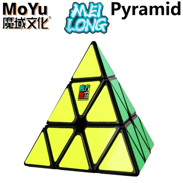 2X2 3X3 Professionell Magisk Kub 2 Gånger;2 3 Gånger;3 Hastighetspussel Barns Fidget Leksak Speciell Original Ungersk Cubo Magico Pyramid B