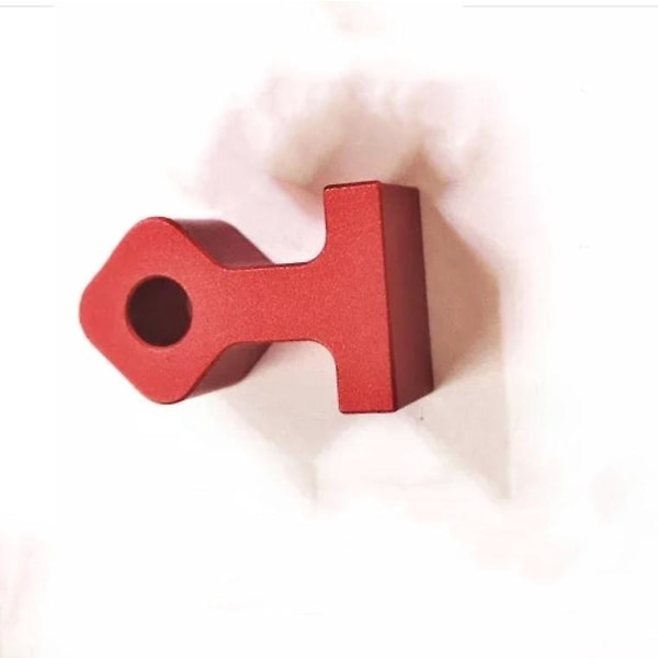 Röd aluminiumlegering Fish Eye Pressure Plate - träbearbetningsverktyg för fotoramar