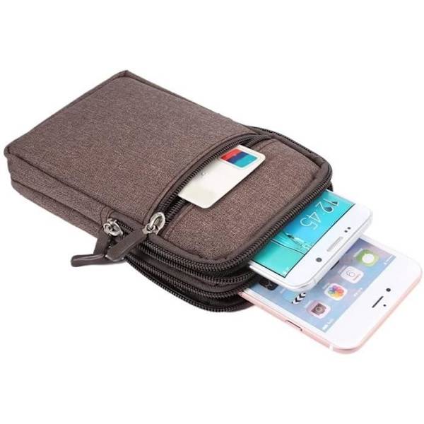 Väska - Noname - Universal - 6,3 tum - Brun - Mjuk Brown
