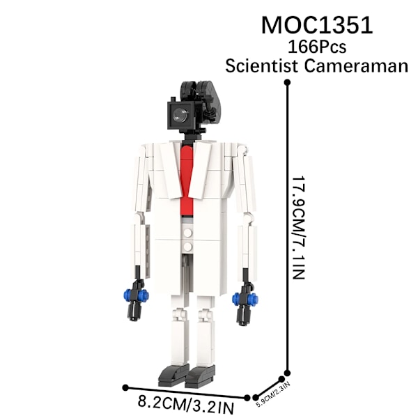 Mooxi Skibidi Toalettset Moc Klossar Spel Super Titan Corps vs Monitor Man Actionfigurer Byggklossar Pojkspyssel Födelsedagspresenter MOC1351