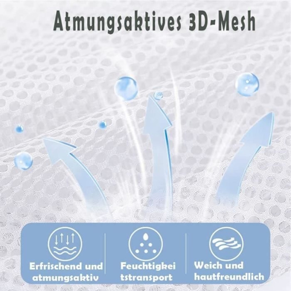 Andningsbar Bärsele, Justerbar 3D Mesh Bärsjal För Spädbarn, Nyfödda Småbarn, Upp Till 18Kg (Rosa Mesh) Pink