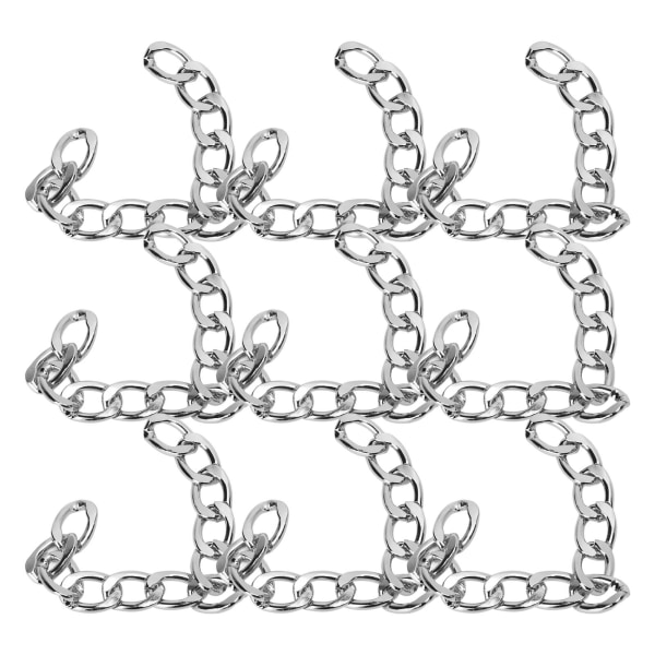 32,8 fod aluminium kantstenskæder DIY håndværk Elegant stil metal håndværk kæde smykker fremstilling kæde til håndtaske sølv