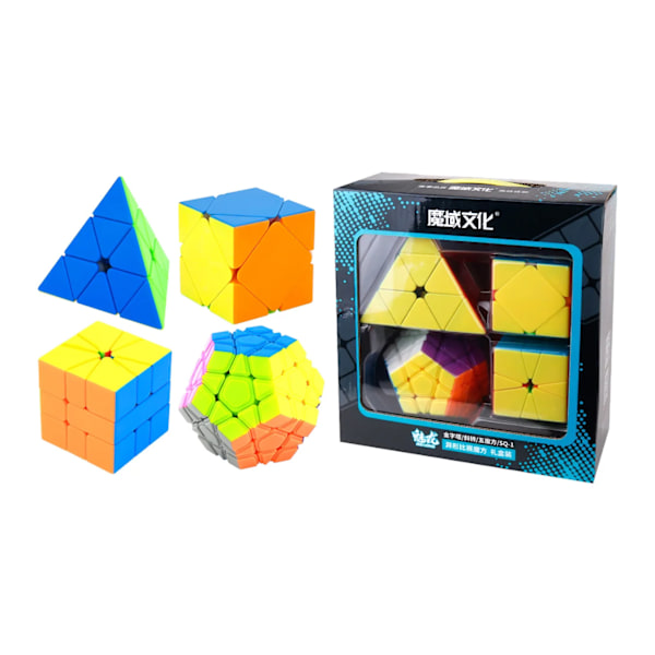 [Picube] 2X2 3X3 4X4 5X5 Presentask Kub 2X2X2 3X3X3 4X4X4 5X5X5 Magisk Kub Presentask Speed Bundle Pussel Kub MoYu Alien Set