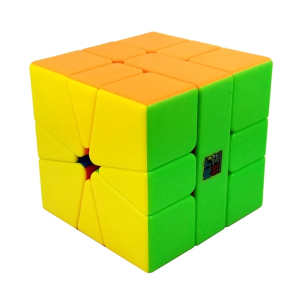 Mfjs Square-1 Magisk Speed Cube Stickerless Sq-1 Professionella Fidget Leksaker Square Sq1 Cubo Magico carbon fibre