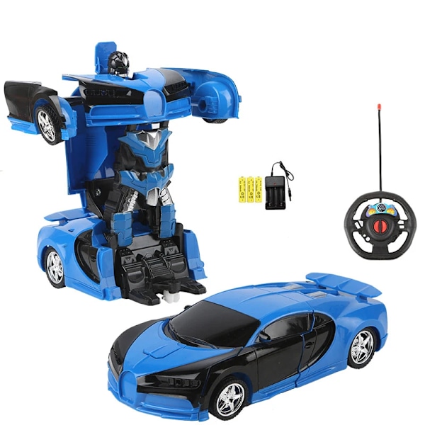 RC-bil 2-i-1 transformationsrobotbilar actionkollision deformation fjärrstyrd sportkörning leksaker för pojkar i01 USB(.101)