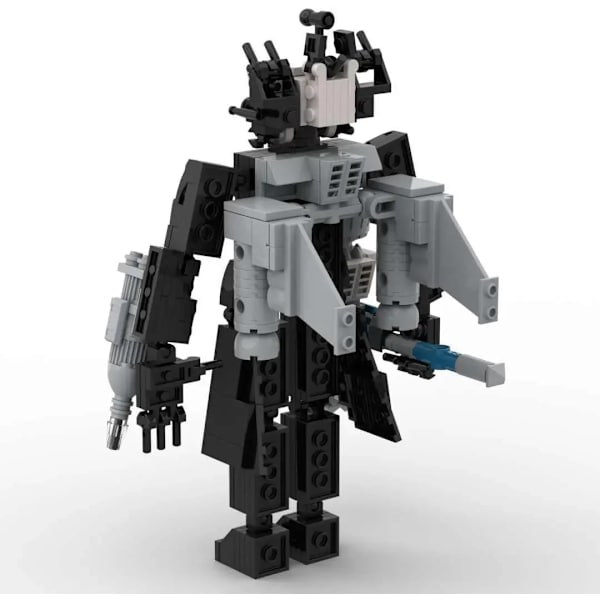 Nya uppgraderade Titan kameraman byggklossleksaker Skibidi toalett serie figurmodell reproducerbar montering byggklossleksaker Type 640