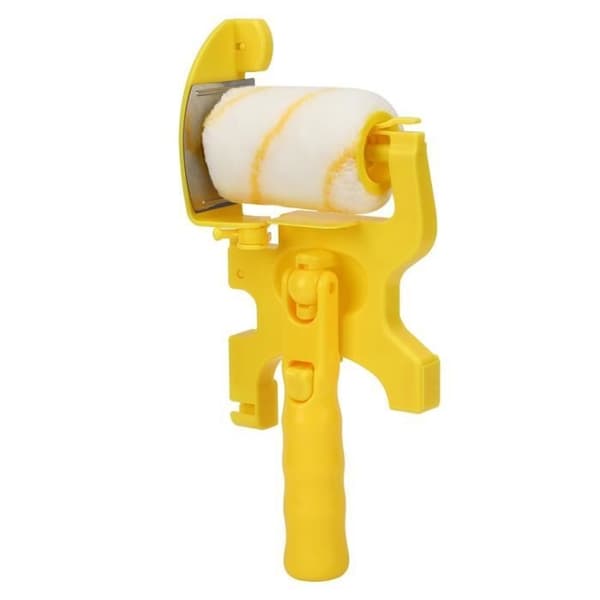 Zerone Kantroller - Målarroller med skärkantsborste - Vit - 30X12X6.4Cm