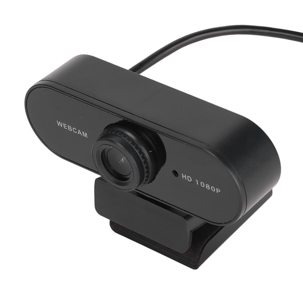 1080P computerkamera 360° rotation 30fps billedhastighed USB-webkamera med mikrofon til konferencevideoopkald1080P manuel fokusering