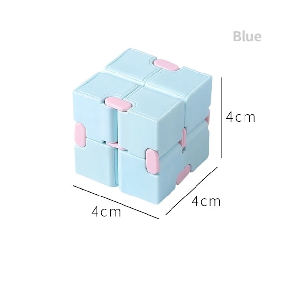 4Cm Pussel Kub Fidget Leksaker Hållbar Utsökt Stressreducerande Leksak Infinity Magic Cube För Vuxna Barn Antistress Ångest Leksak Gåva NO.3554