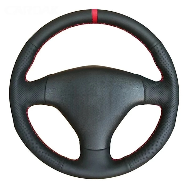 Skräddarsydd rattöverdrag i handsytt flätad läder för Audi A4 B6 2002 A3 3-ekrad 2000 2001 2003 Audi TT 1999-2005