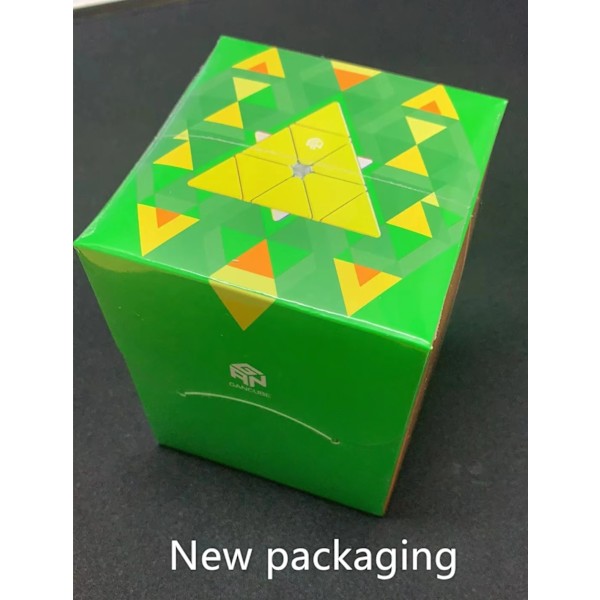 Pyramid 3X3 Magnetisk Pyramidkub Pyramid M 3X3X3 Speed Cube Pusselkub Magnetisk Magisk Kub Pyramid Uv Magnetisk Kub Enhanced  Edition