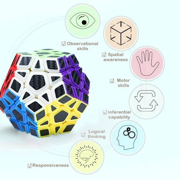 Infinity Cube Fidget Leksak Magisk Kub Hastighet Vuxen Och Barn Stressreducerande Leksaker Koldekal Plus Kub Leksaker För Barn Pussel Third Order