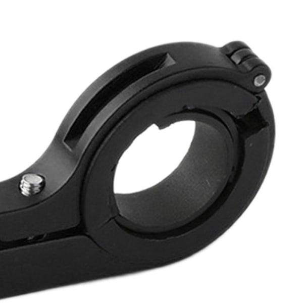 Sykkelstyreforlenger lett karbonfiber aluminiumslegering for telefonfeste lyslampe svart enkel klemme