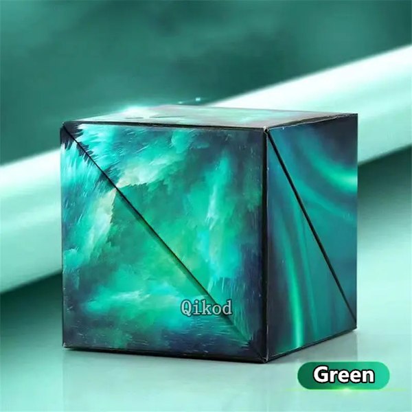 Ny Variant Geometrisk Föränderlig Magnetisk Magisk Kub Anti Stress 3D Dekompression Hand Flip Pussel Kub Barn Avlastare Fidget Leksak Cube 3