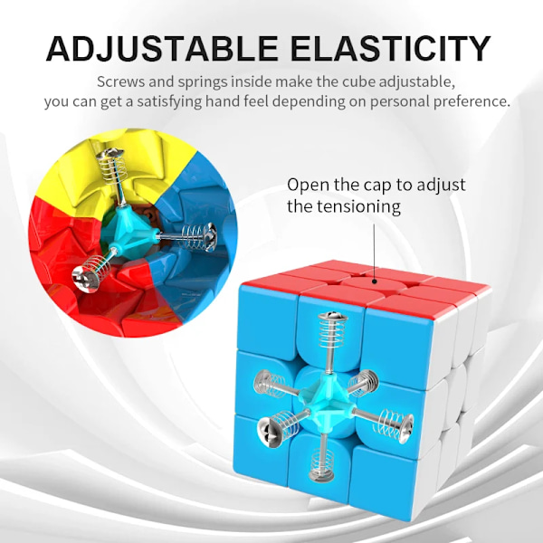 3C 3X3 Magic Speed Cube 3 Professionell 2X2 Barnpussel Thecubicle 3 C Kolfiber 3X3 Macaron