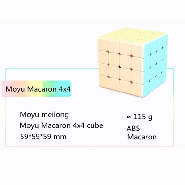 Cube 3X3X3 Speed Cube 2X2 3X3 4X4 5X5 Puzzle Magic Cube 2345 Macaron Cube Presentförpackning Pedagogiska Leksaker Presentgåva Till Barn 2345 Macaron cube