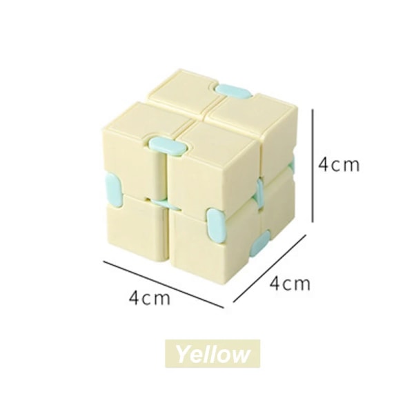 4Cm Pussel Kub Fidget Leksaker Hållbar Utsökt Stressreducerande Leksak Infinity Magic Cube För Vuxna Barn Antistress Ångest Leksak Gåva NO.3556