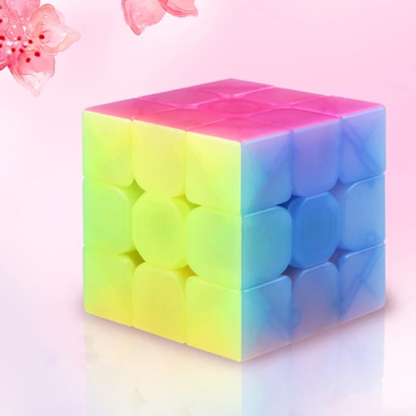 Magiska Kuber Professionell Pyraminx Pussel Leksaker Rubix Kub Hastighet 3X3 Pyramid Magisk Kub Candy Color 3x3x3