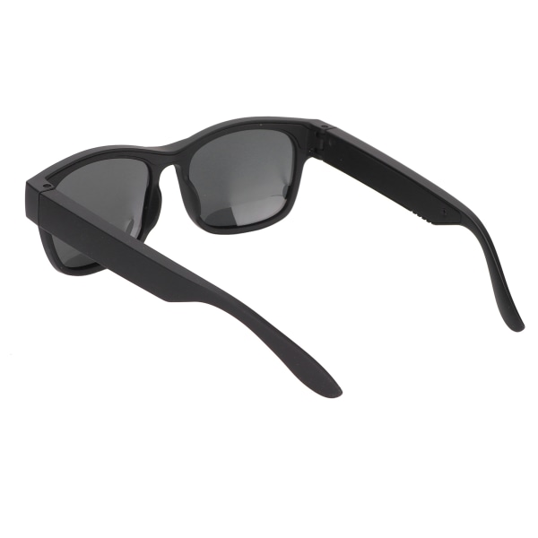 Smarte briller Stereo støyreduserende trådløse Bluetooth-solbriller med hodetelefoner for sykling Løping Kjøring FiskeSvart