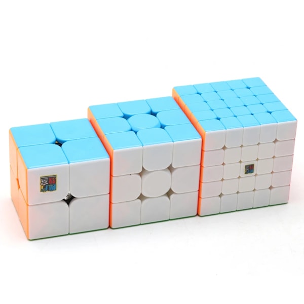 [Picube] 2X2 3X3 4X4 5X5 3C Speed Cube 2X2X2 3X3X3 4X4X4 5X5X5 Professionell 3C Barnpussel 3 MeiLong 235 bundle