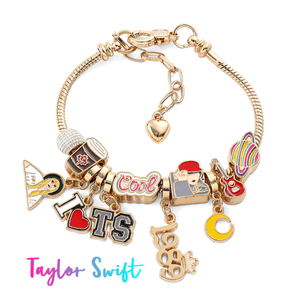 Europæiske og amerikanske modetilbehør Taylor swift impression armbånd DIY Panjia brev perlearmbånd Taylor Swift Bracelet 1