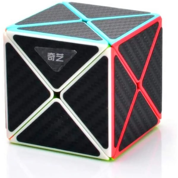 Dino Cube 3X3 Magic Speed Cubo X Cube Stickerless Professionellt Pussel Fidget Leksaker Barnpresenter carbon fiber