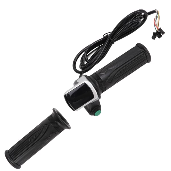 1 par styre gasshåndtak Universal LED-skjerm Wire Twist Gassakseleratorgrep for elektrisk sykkelscooter48V