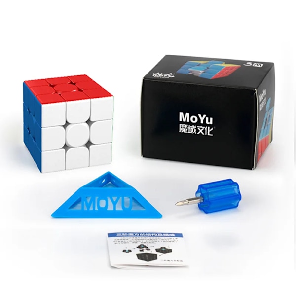 [Magnetisk Serie] Kub Set Med 3X3 2X2 4X4 5X5 Pyraminx - Magnetiska Vridpussel Leksaker Kub Klassrum Meilong Pyraminx M