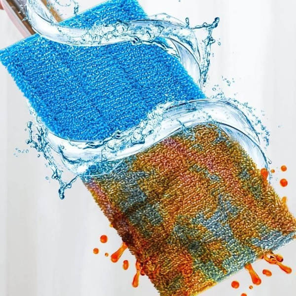 4 Mikrofiberdukar Kompatibla med Swiffer Wetjet Mopprefill För Swiffer Wetjet Tillverkade av Högkvalitativ Mikrofiber blue