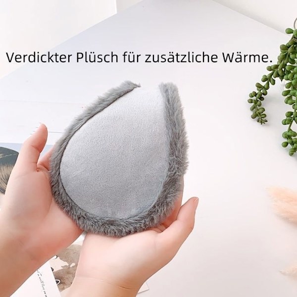 2 st Unisex Öronmuffar, Vinter Öronmuffar, Termiska Öronmuffar klassiska Unisex Varma Vinter Öronmuffar