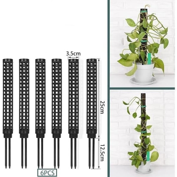 Klätterväxtstöd, kokosfiberstöd, sphagnummossastöd, Monstera växtstöd växtstöd