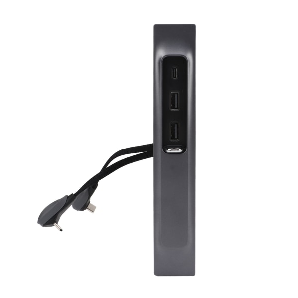 Bil USB LED Hub 2 USB 1 TYPE C Porter Senterkonsoll Multiport dokkingstasjon Adapter erstatning for Tesla Model Y Model 3