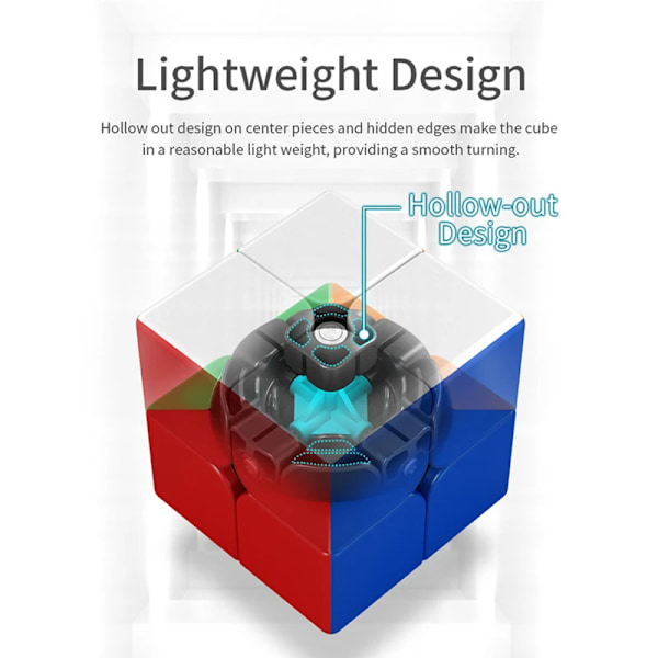 2M 3M Magnetisk Kub Version 2X2 3X3 Magiska Kuber Leksaker Magneter Stickerless M Speed 3X3 Pussel Pedagogisk Present Leksaker Stickerless 2M