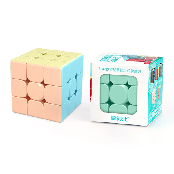 Marcaron Series Magic Cube 2X2 3X3 4X4 5X5 Pyramid Professionell Pedagogisk Cubo Magico Leksak Födelsedag Julklapp Macaron 3