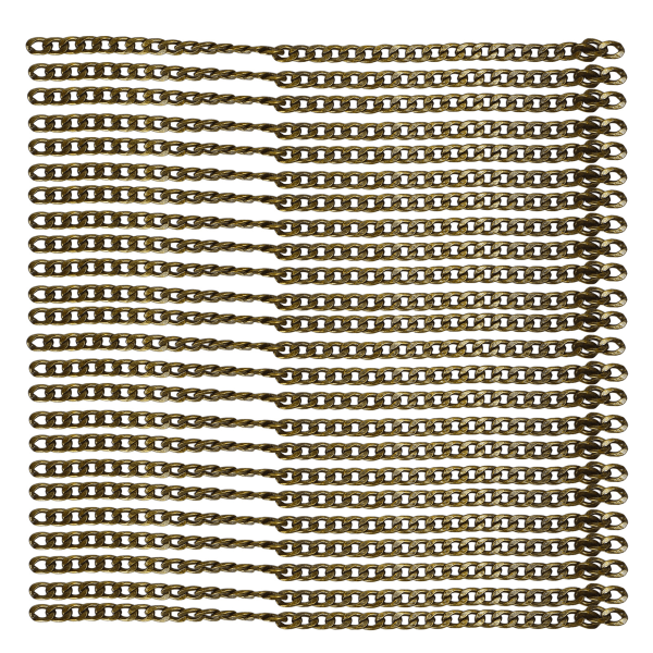 Curb Chain 10 Meter DIY Järn Robust Elegant Attraktiv dekorativ Curb Chain för Smycken Väska Tillbehör NK10