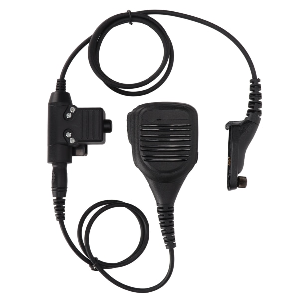 7,1 mm axelmikrofon Handhållen 2-vägs radiohögtalarmikrofon med U94 PTT för MOTOROLA XIR P8268 P8668 DP4400 DP4800