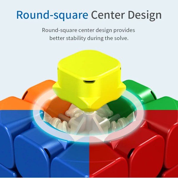[Picube] Nyaste Rs3M Maglev 3X3X3 Magic Cube Mf3Rs3 M 3X3 Magico Cubo Rs3M Speed Puzzle Mf3Rs3 Pedagogiska Leksaker Pusselleksaker RS3M Stickerless
