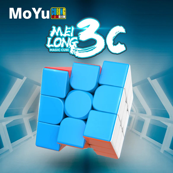 3C 3X3 Magic Speed Cube 3 Professionell 2X2 Barnpussel Thecubicle 3 C Kolfiber 3C Stickerless