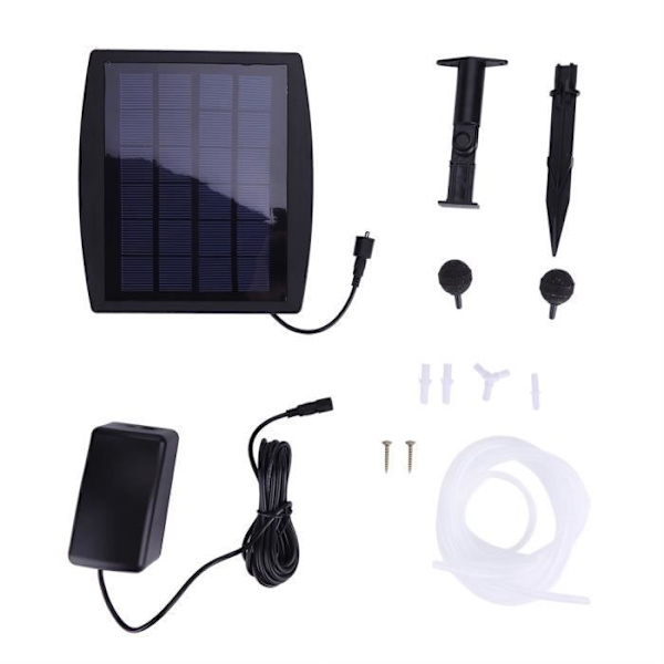 S soldriven syresättare luftpump syre för utomhuspool damm akvarium Hb04-Hb065
